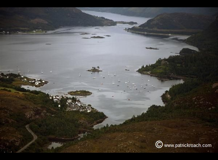 Plockton Looking NE through the Strome narrows into Loch Carron