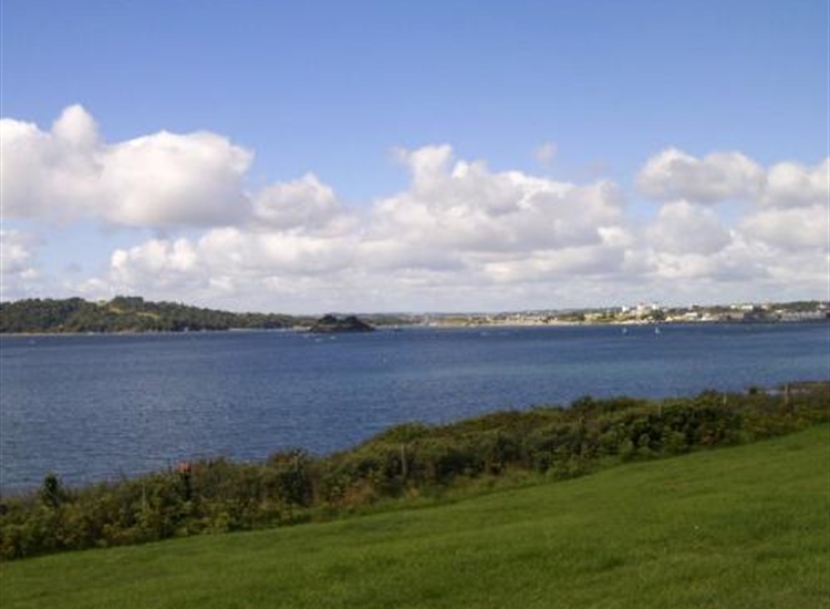 Drakes Island and entrance to the Tamar