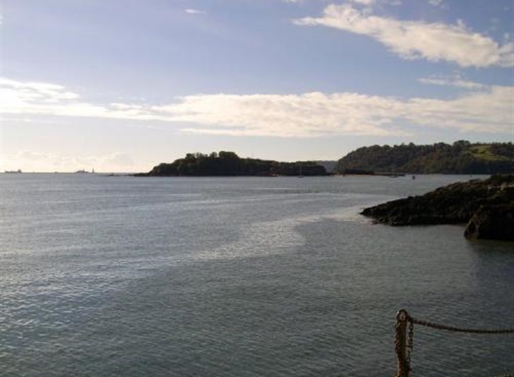 Drakes Island from the shore