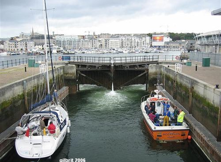 Sutton Harbour Lock