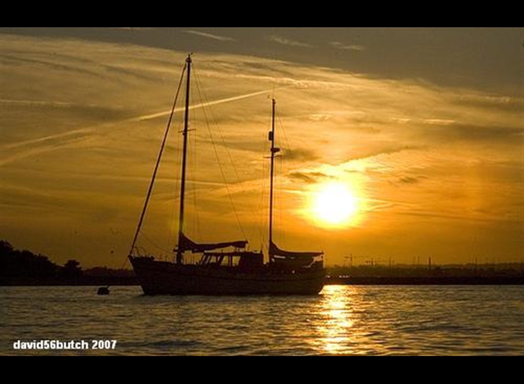 Sunset over Poole Harbour