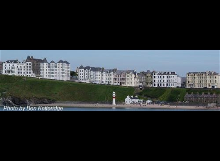 Port Erin. Lead in marks prominent