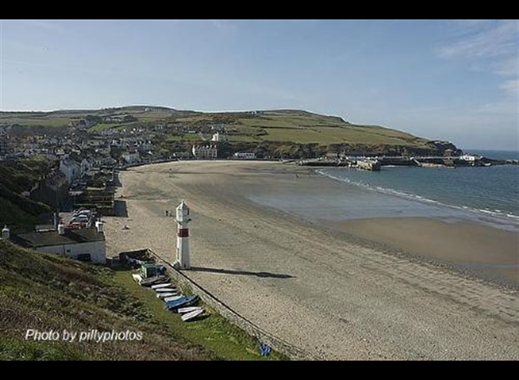 Port Erin. Looking South West across the bay