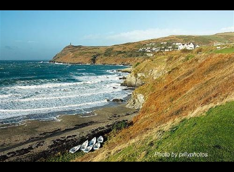 Port Erin. Looking WNW in a Westerly wind