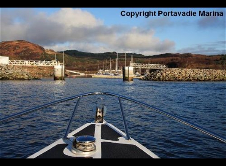 Approaching Portavadie from the Seaward Side