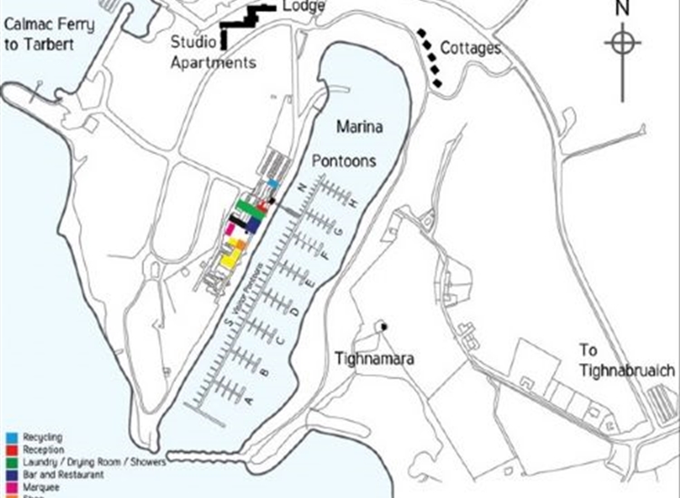 Portavadie Marina Layout