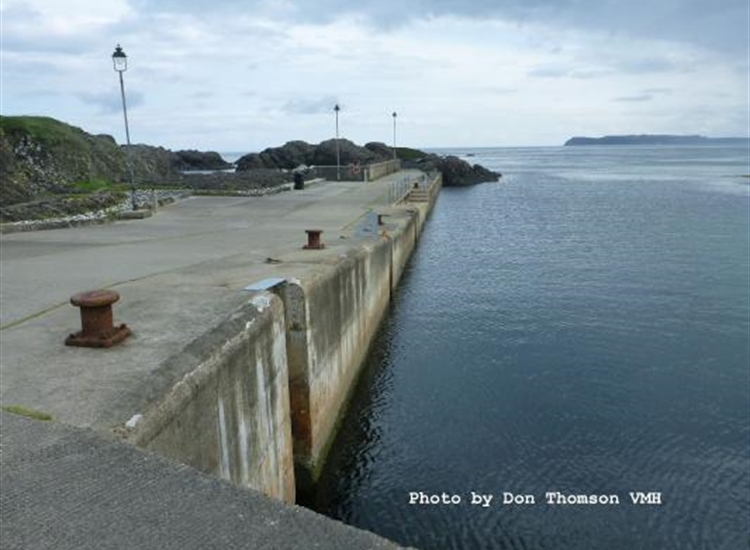 Ballintoy Outer Harbour wall