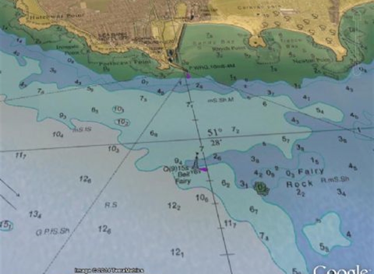 Visichart shot of Porthcawl