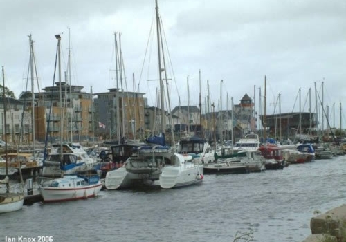 Portishead Marina and approaches to River Avon