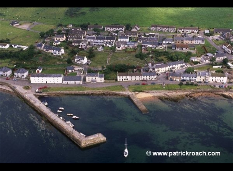 Portmahomack before the installation of the pontoon