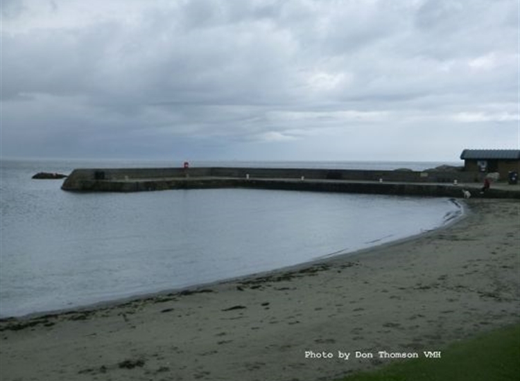 Portmuck Harbour from the beach