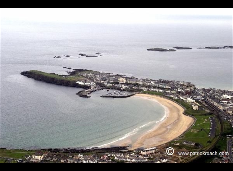 Portrush looking NE across to the Skerries