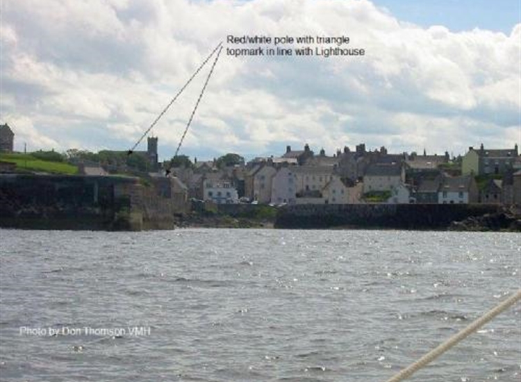 3 Portsoy to the left of the lead in Marks