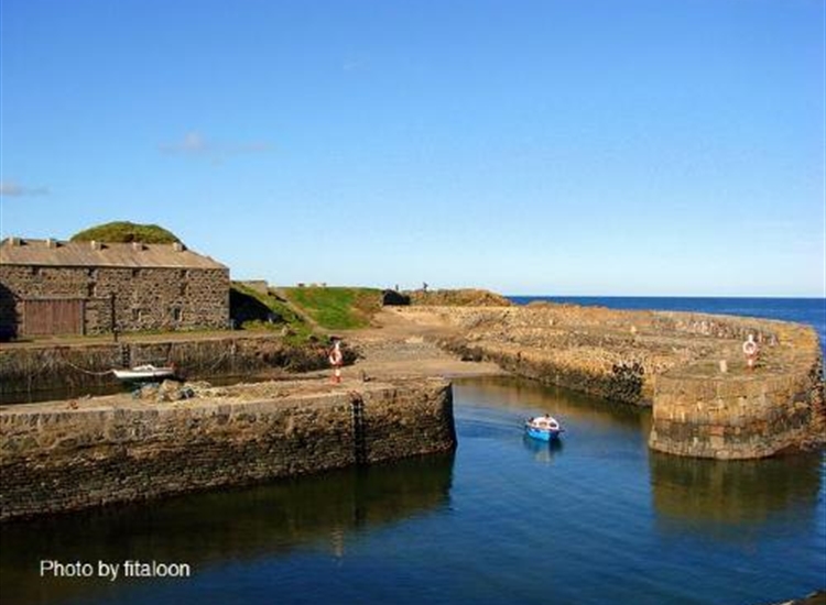 Portsoy old harbour entrance