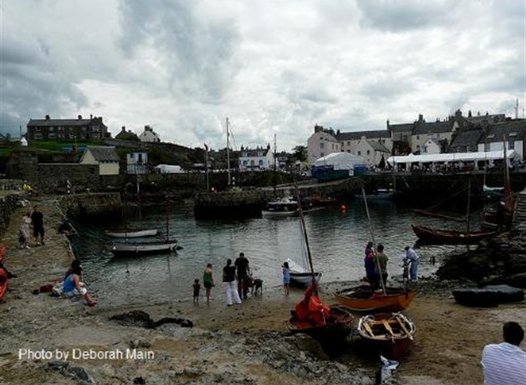 Portsoy old harbour from the NW
