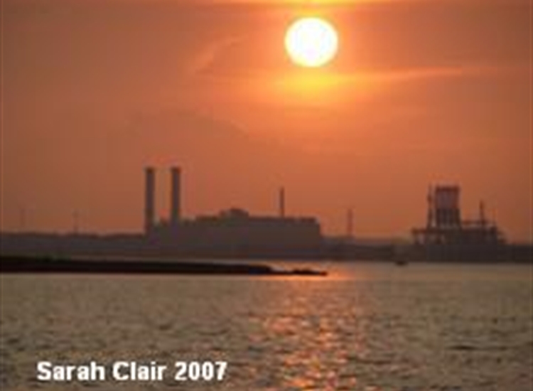 Looking across to Medway