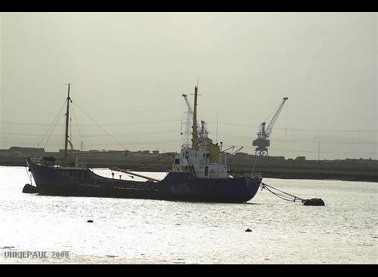 MV Torch, now Houseboat, moored Queenborough