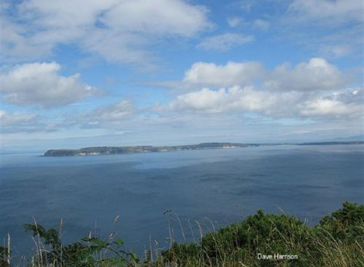 Rathlin from the cliffs to West of Ballycastle