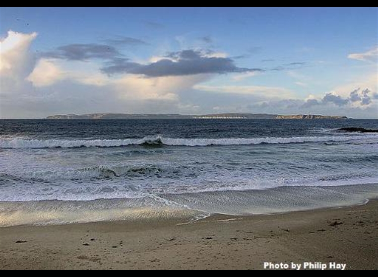 Rathlin Island from Ballycastle Beach