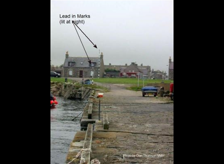 Rosehearty Lead-in marks