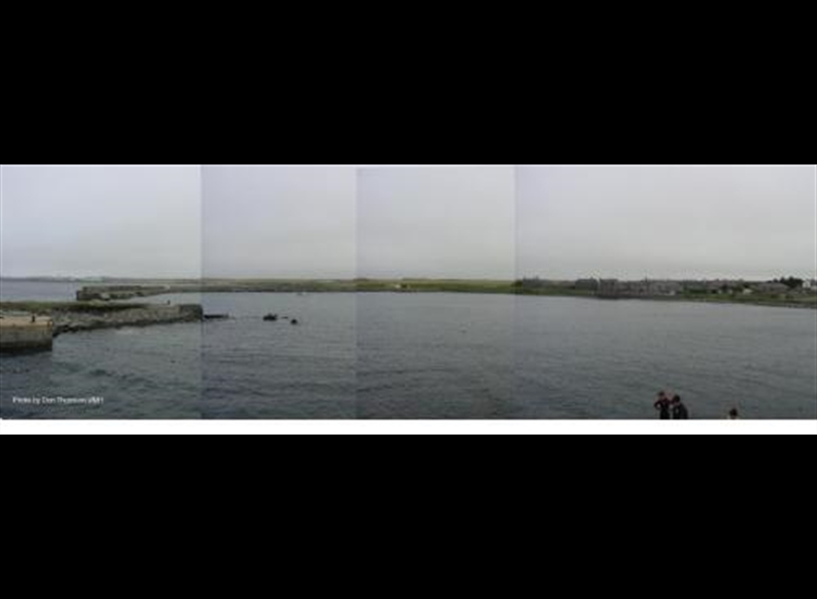 Sandhaven Disused Eastern Part of Sandhaven Harbour at HW.