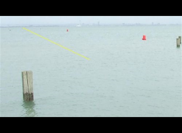 Buoyed Approach Line to Ryde Harbour