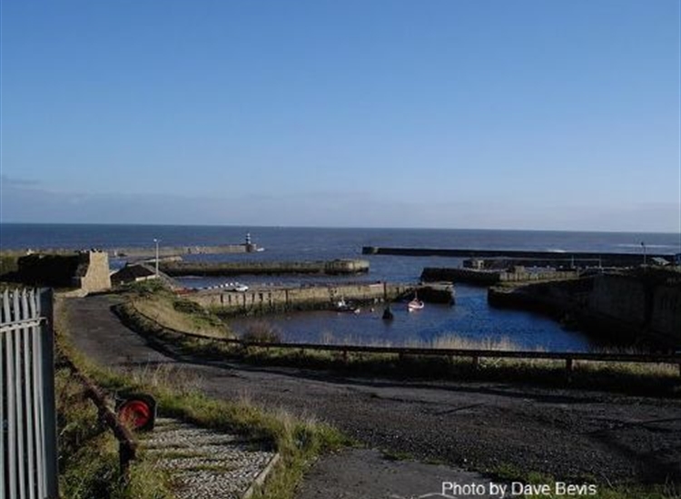 Looking over the North harbour before the pontoons were put in