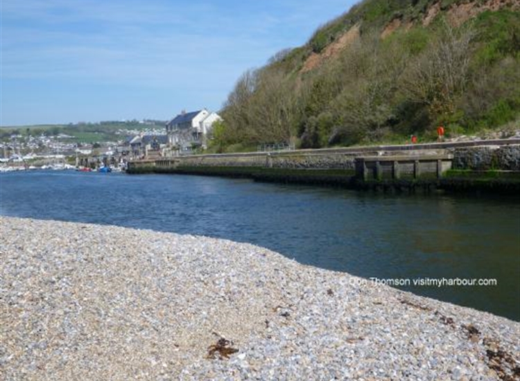 The channel into the harbour
