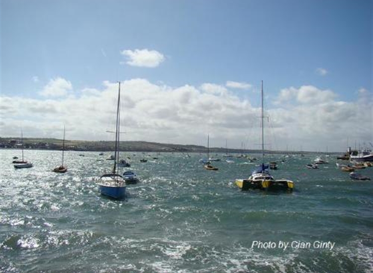 Summer at the Skerries. It gets crowded