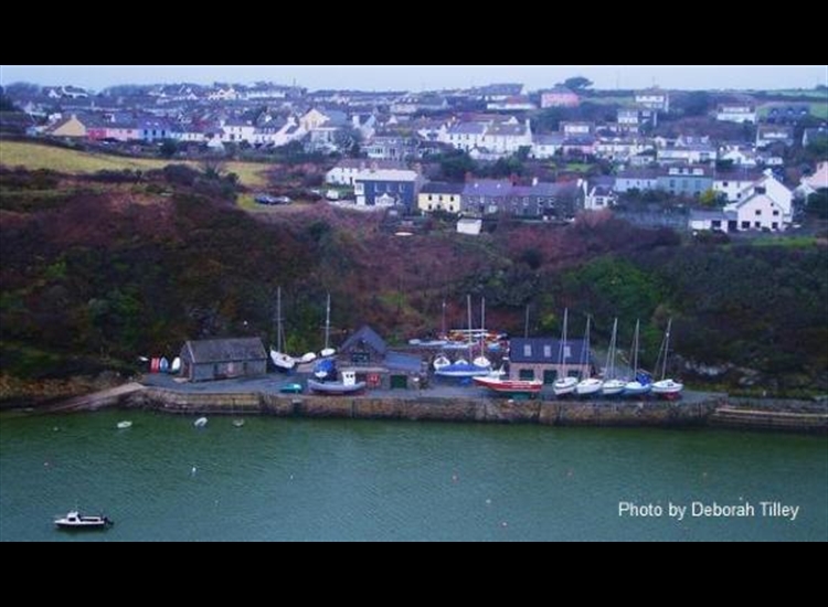 Looking NW across harbour to the Quay