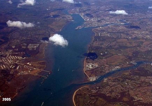 Southampton Central inc. River Itchen