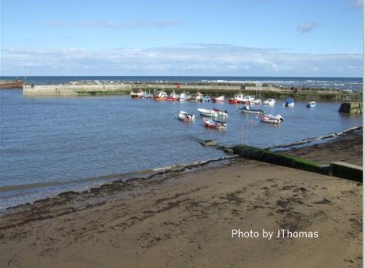Local fishing boats parked on the East Wall