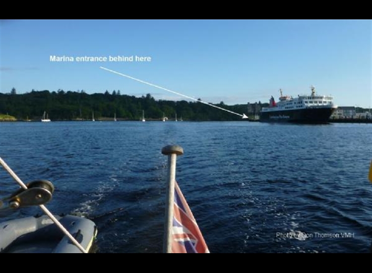 Approach to the Calmac Terminal