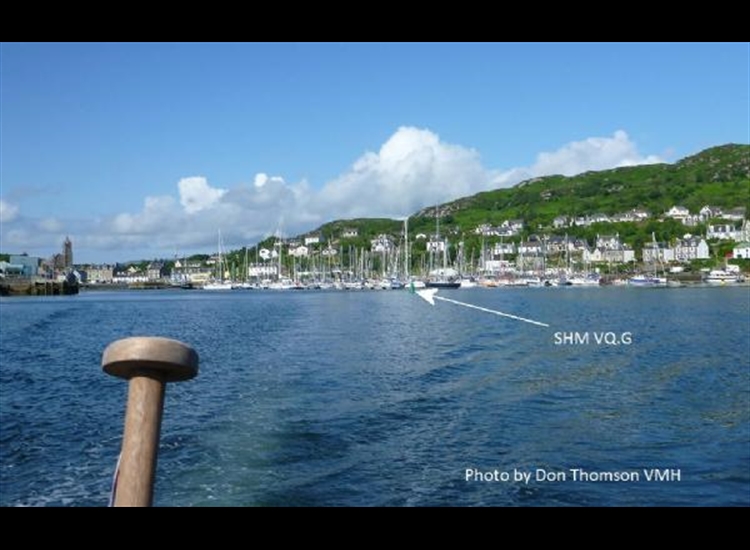 Visitors moorings from channel