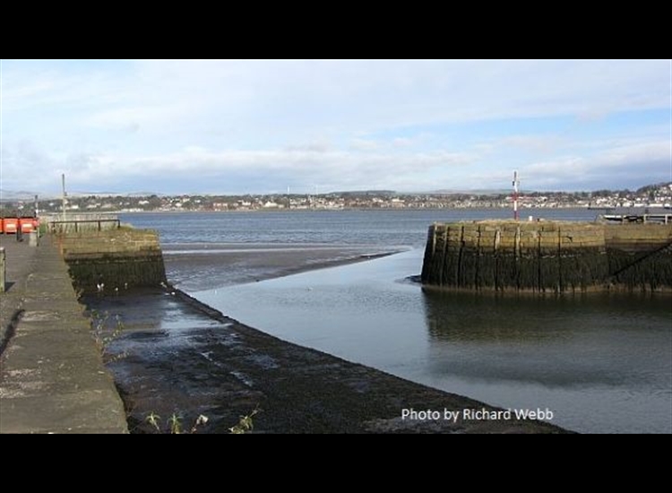 Tayport entrance around low water