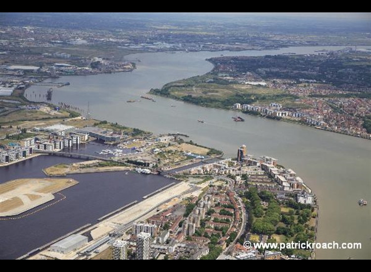 Gallions Point looking east
