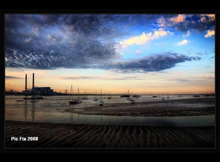Gravesend Moorings, mostly drying