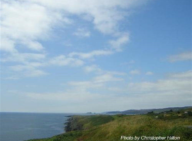 Toehead Point Westwards towards Kedge Island