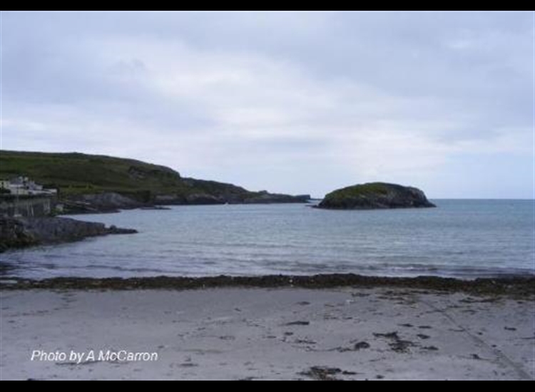 Tragumna Bay looking SSW over Drishane Island