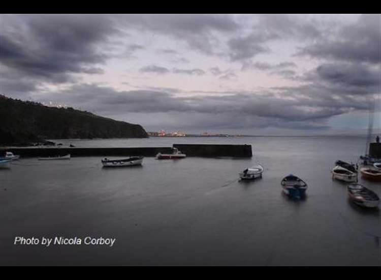Tramore Harbour at HW in settled weather