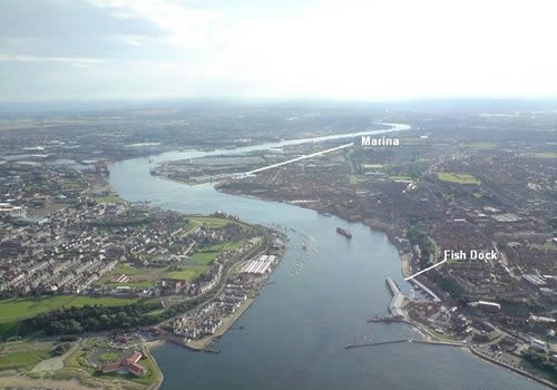 Tyne, (River)  including  Moorings and Marinas up to Newcastle