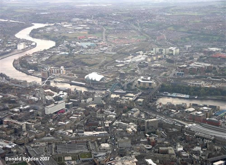 6.Aerial Photo of Newcastle and the Tyne