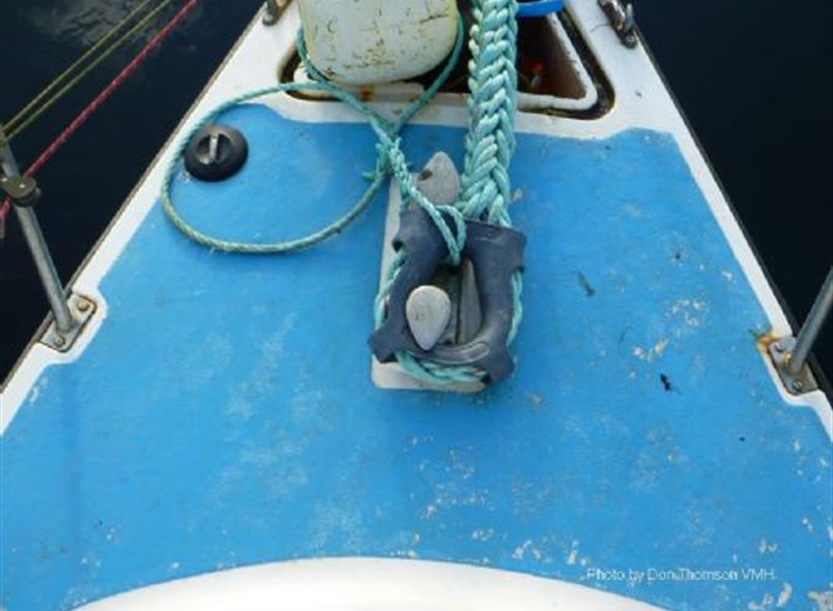 The business end of the visitors moorings.