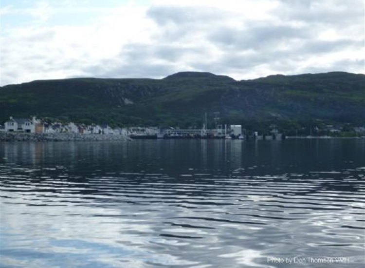 Ullapool as you turn the corner towards the moorings