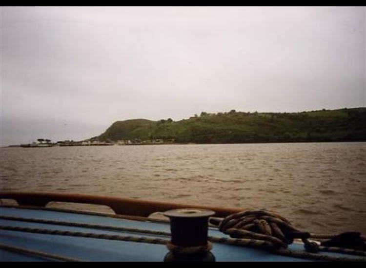 Passage East from the north