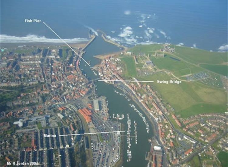 Aerial Photo of Whitby Harbour