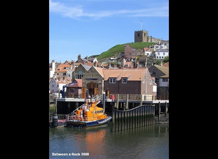 Lifeboat is by Fish Pier