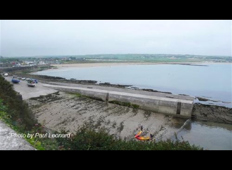 Ardmore Bay with harbour out of shot bottom right