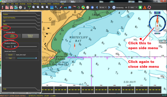 Getting Started 2a:  Anchor Alarm