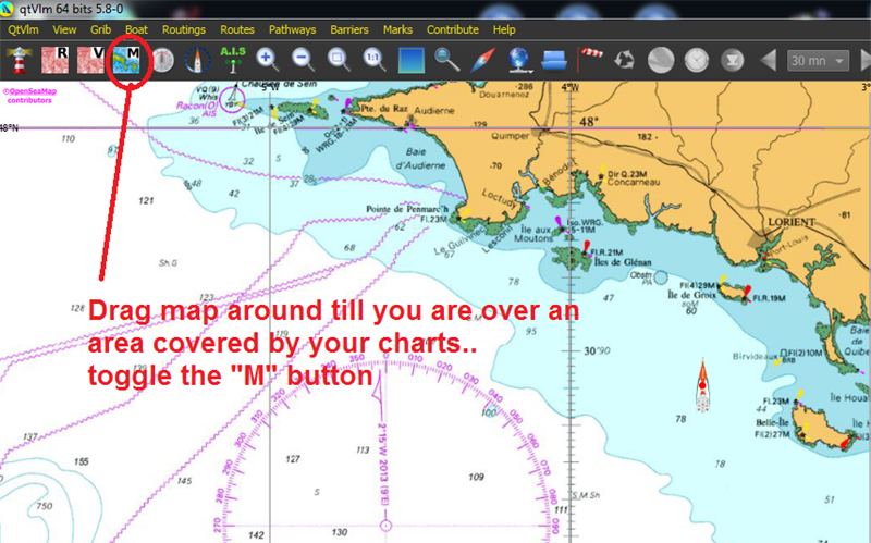 Install Cross Platform qtVlm Charts